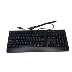 Lenovo Keyboard Model KU1619 Wired USB PC Computer Desktop Laptop Typing Type